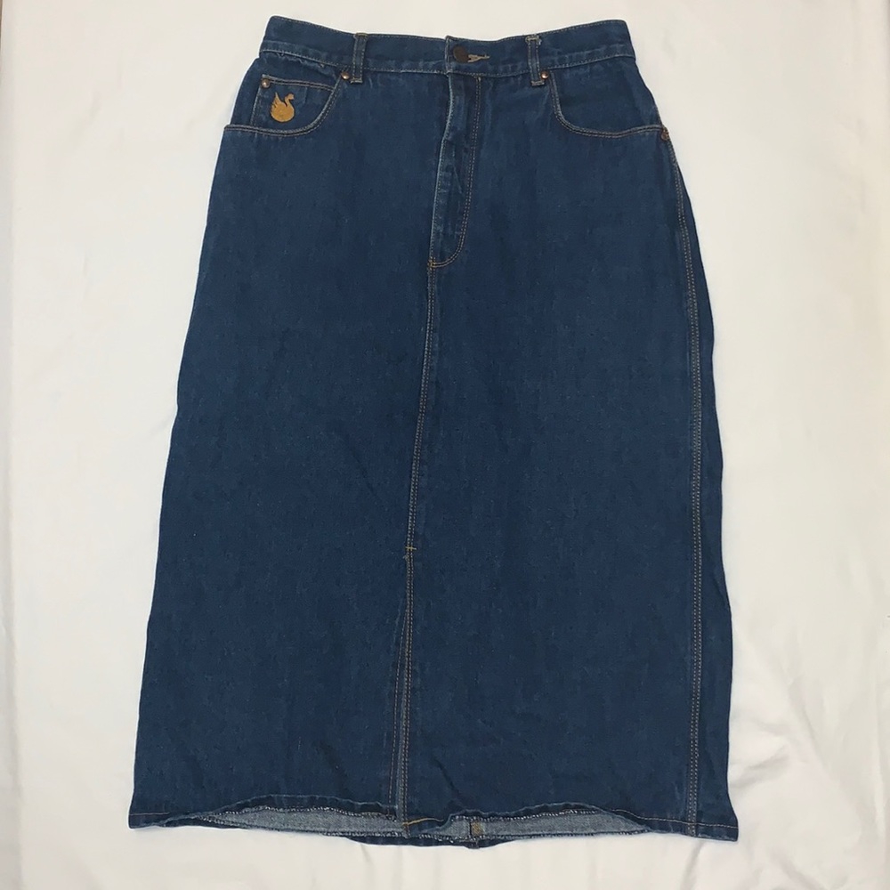 Vintage Gloria Vanderbilt for Murgani Denim Skirt
